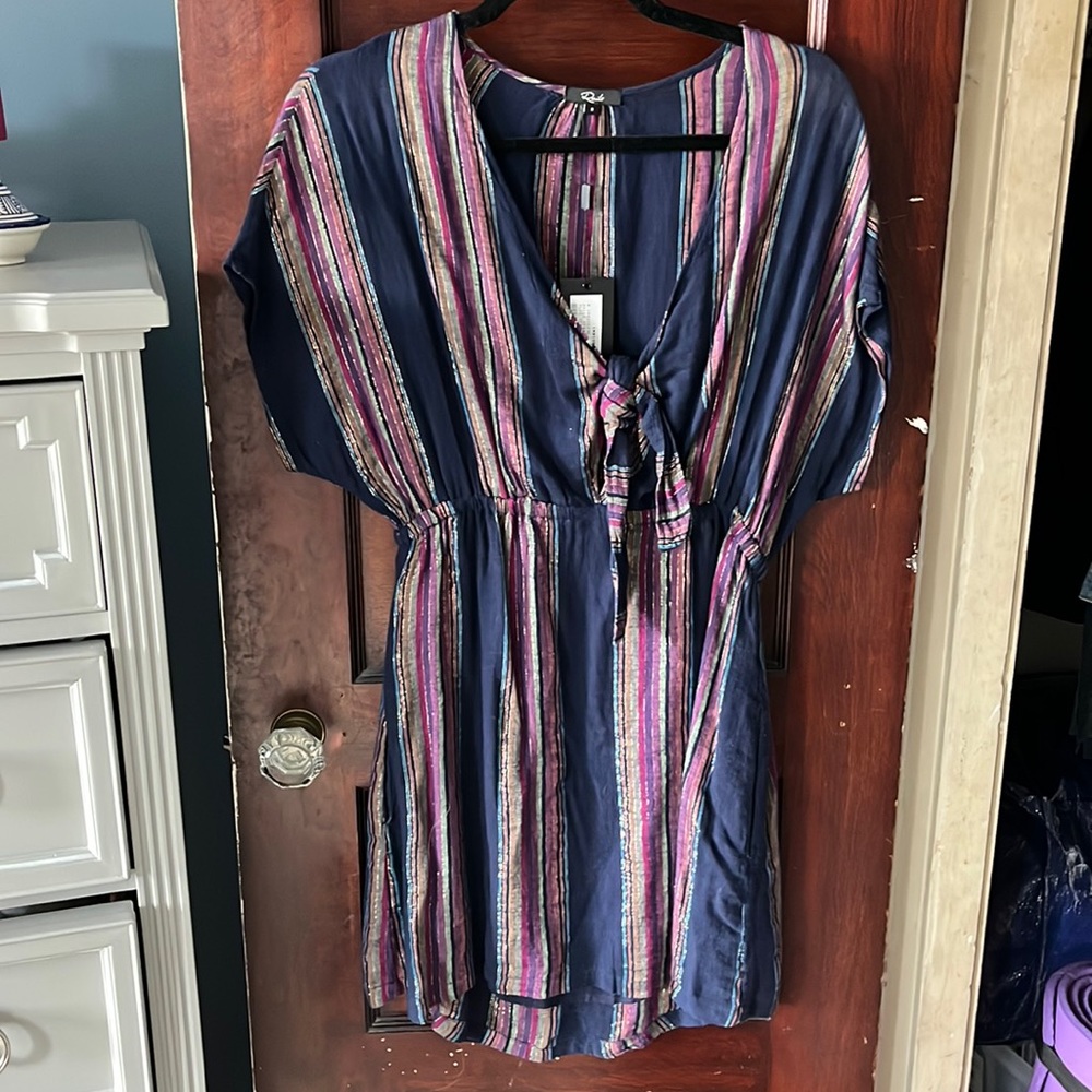 Rails Striped Shimmer Dress